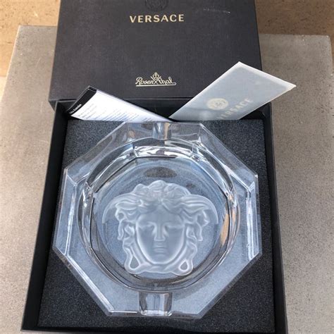 fake versace ashtray|versace ashtray crystal.